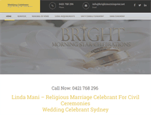 Tablet Screenshot of brightmorningstar.net